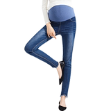 Happy house pregnant women's jeans fashion slim high waist pencil pants pregnant women's pants pregnant women's autumn pants