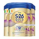 Irish Wyeth S26 gold HMO children's milk powder 4-stage baby 900g port version imported * 3 cans