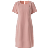 Mumme maternity dress summer dress simple solid color Nursing Dress commuter ol maternity professional straight skirt