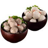 Hedega authentic Chaoshan beef meatball hand made cuttlefish meatball 2 jin Chaozhou hand made meatball hotpot ingredients Shantou