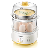 Xiaoxiong egg steamer household multi-function egg cooker automatic power off time double-layer small egg steamer