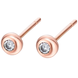 Ukint / yongjitai 18k rose gold earrings color gold earrings 18K Gold Earrings rose gold earrings women's