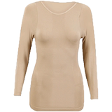 37 degree constant temperature ultra thin heat warm underwear women's long sleeve tight bottomed cotton sweater slim fit autumn wear winter