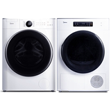 Midea 10kg kg automatic direct drive drum washing machine + 9kg condensing dryer washing and drying set