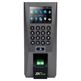 Central control intelligent F18 color screen fingerprint access control machine fingerprint attendance access control integrated machine with big button of doorbell