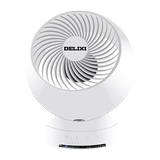 Delixi DC frequency conversion desk type electric fan air circulation fan turbine convection remote control household silent shaking fan