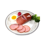 Hedega low fat smoked ham 2 jin Copenhagen grab bread ingredients Western sandwich breakfast hamburger