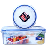 Genuine plastic plastic preservative 2 piece microwave oven sealed lunch box, convenience box, household storage bowl.