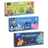 Mideer Milu children's early education puzzle children's big floor puzzle paper toys 3-6 years old