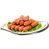 Hedega crispy cheese sausage 800g parent sausage hot pot ingredients 711 wave sausage sandwich frozen