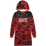 Guess women's hooded contrast letter logo dress-q93k00r9970