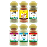 Barbecue seasoning combination full set of ingredients cumin powder, pepper powder, pepper salt, barbecue meat dip, marinade and sprinkle