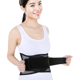 Lumbar disc protrusion and steel plate medical protection for waistline strain