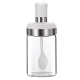 Condiment Jar Glass Salt jar kitchen condiment jar household moisture-proof condiment jar sugar jar Oil Jar salt monosodium glutamate condiment box