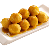 Hedega curry fish eggs fresh Hong Kong Style 711 gold hand-made fish balls Guandong hot pot ingredients frozen