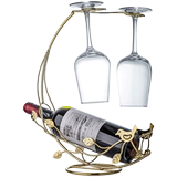 High leg red wine cup holder hanging upside down household European style creative wine cabinet decoration wine holder bottle red wine holder display shelf