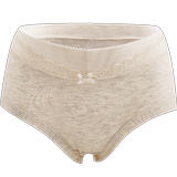 Two flower fairy modal panties women's thin summer simple solid color women's high waist triangle panties large 2777
