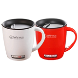 Mug with cover stainless steel couple coffee cup office insulated tea cup large capacity domestic water cup