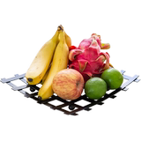 Nordic creative fruit tray simple style drain basket living room tea table household net red iron art modern fruit basket