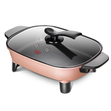 Small raccoon electric hot pot household multi-functional Dormitory Student electric cooking pot electric hot dish plug-in integrated electric hot pot