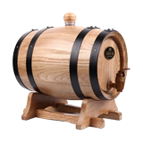 Fleisch 5L oak barrel wine barrel home brewed wine barrel no gall storage barrel oak barrel