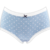 Two floral fairy graphite cotton modal blend underpants women's polka dot mid waist triangle underpants 21129
