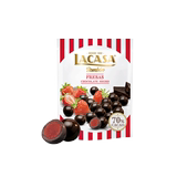 Lacasa Le Casa strawberry milk flat walnut sandwich dark chocolate products imported from Spain 125g