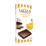 Lacasa lycasha orange peel dry net red pure dark chocolate imported coco fat sweetheart chocolate 100g