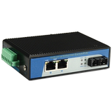 Aopre industrial unmanaged switch 100m 1-o-2 optical fiber transceiver guideway optical fiber switch single mode single fiber optical fiber transceiver optical fiber converter extender