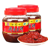 Sichuan authentic Pixian Douban sauce, 450g * 2 bottles of Sichuan cuisine seasoning, chili sauce, non super red oil Douban