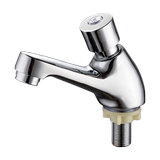 All copper press type washbasin faucet delay single cold water faucet hand button single cold faucet in public places