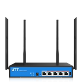 UTT Aitai 1200gw Gigabit dual frequency high power wireless transmission rate 1200m enterprise class Internet access behavior management full Gigabit port wireless router through the wall stable and affordable