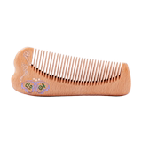 Mahogany comb family long hair curly hair small hair comb massage small hair comb along hair children carry gifts custom lettering