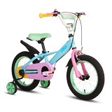 Kiwa children's bike boy girl baby 3 years old 6 years old 14 / 16 / 18 inch color macarone