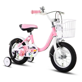 Erqi children's bicycle Princess Girl's bicycle bicycle with Blue 12 / 14 / 16 inch Pink Cherry Blossom