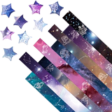 Star origami luminous bar flash drill color writable wishing glass bottle small candy with plastic tube finished product