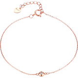 Ukint / yongjitai 18K Gold Bracelet Rose Gold Bracelet Red Rope road link bracelet au750 color gold bracelet female