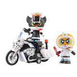 Alloy motorcycle, Yamaha prince, motorcycle, sports car, simulation toy, sound and light return car, children's birthday gift