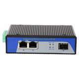 Aopre Ober industrial switch Gigabit 1 optical 2 electric SFP port optical fiber switch compatible with industry SFP gigabit optical fiber module rail type optical fiber transceiver converter extender