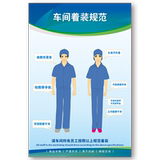 Workshop dress code enterprise workshop slogan warning notice board rules and regulations board poster customization