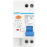 Chint leakage protector 32A air conditioner main switch with leakage protection 2p electric switch household air switch dz267le