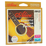 Alice folk wooden guitar string imported steel core string bulk 1 string set 6 aw 432