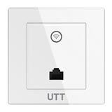 UTT Aitai ws50n 100m port 300m fat thin integrated wireless panel AP 86 wall in type AP Poe power supply household villa hotel enterprise level wireless WiFi coverage