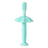 Smart tree baby toothbrush 0-1-2-3 years old silica gel soft hair training baby gum finger set baby primary teeth brush