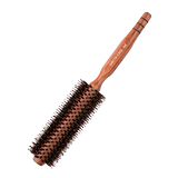 Bristle comb, curly hair comb, internal button, home blow styling comb, hair salon, barber shop, professional roll comb cylinder, roll comb, wood comb