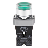 Schneider button switch with light 24V XB2 self reset normally open zb2be101c / 102c button 22mm