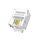 Crystal connector telephone 2-core 4-core 6p2c 6p4c RJ11 2-core 4-core telephone wire 100 / 50