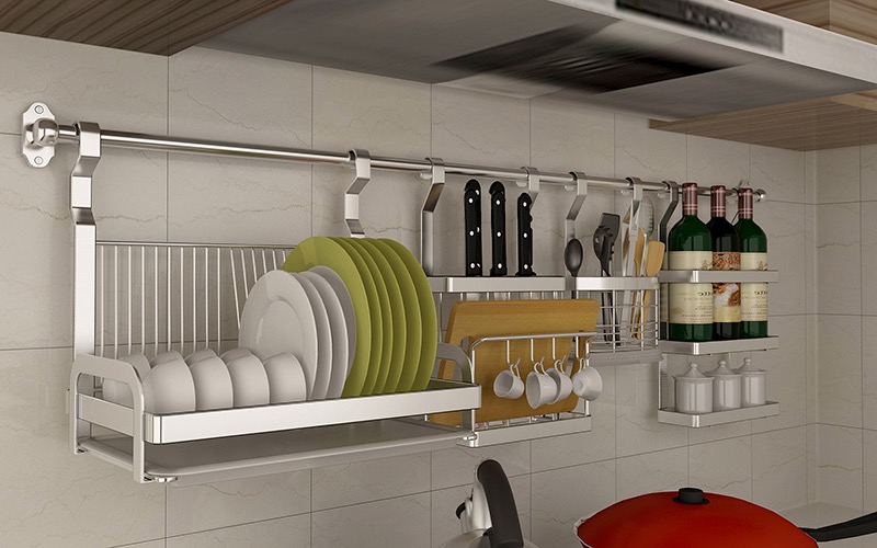 创意厨房置物架，巧妙打造新空间！