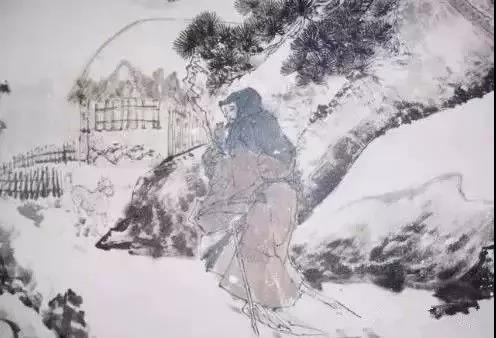 某天,杨树明想到唐诗"柴门闻犬吠,风雪夜归人"这一句时忽然来了灵感.