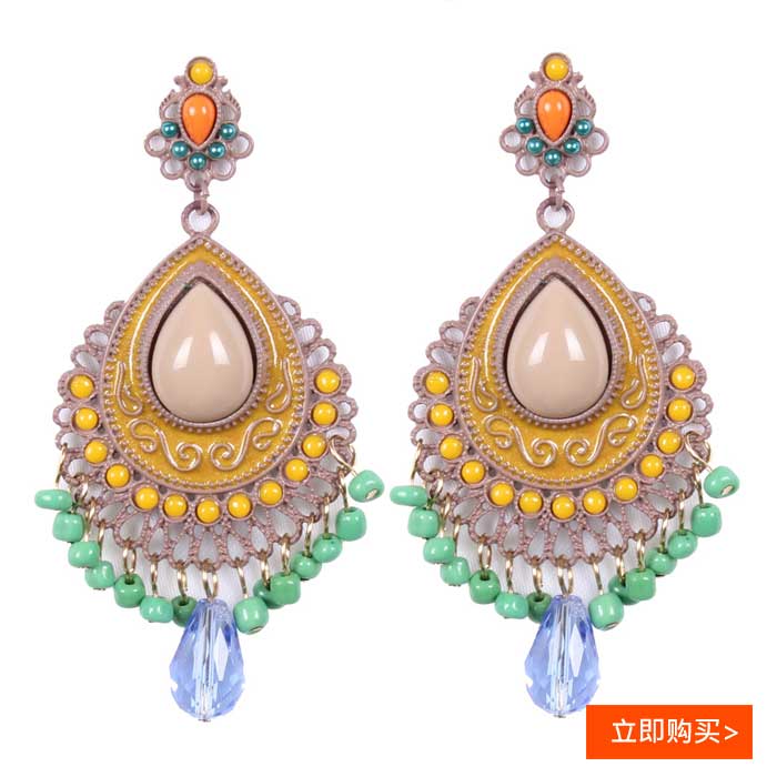 长款流苏民族风气质耳环